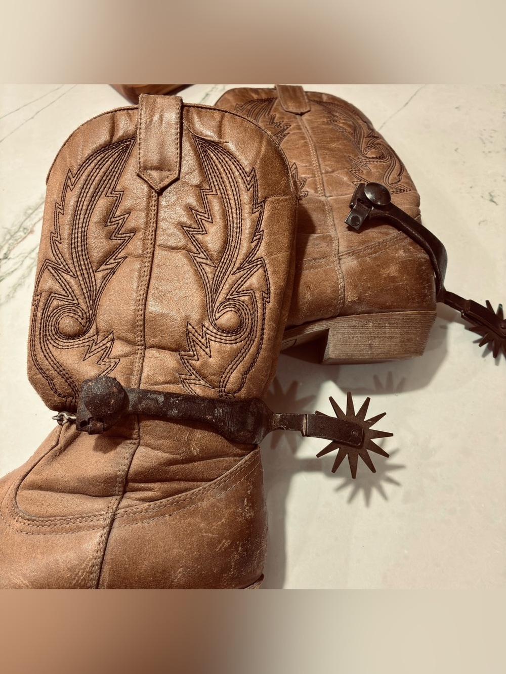 Vintage Western Spurs W/out Leather Straps Home Decor